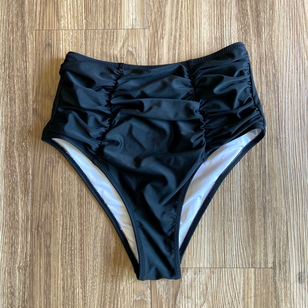 High waisted bikini bottoms